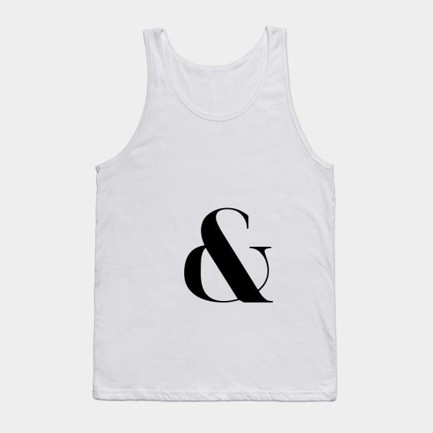 Ampersand Tank Top by froileinjuno